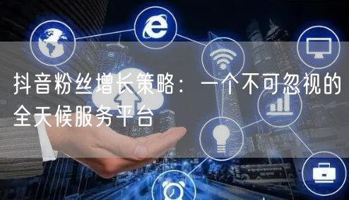 抖音粉丝增长策略：一个不可忽视的全天候服务平台