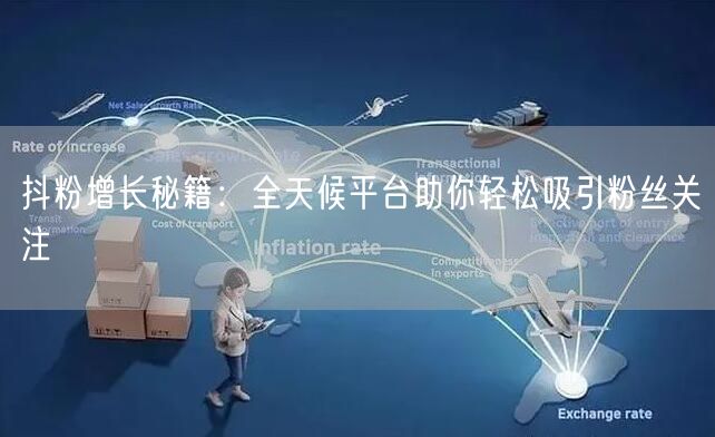 抖粉增长秘籍：全天候平台助你轻松吸引粉丝关注