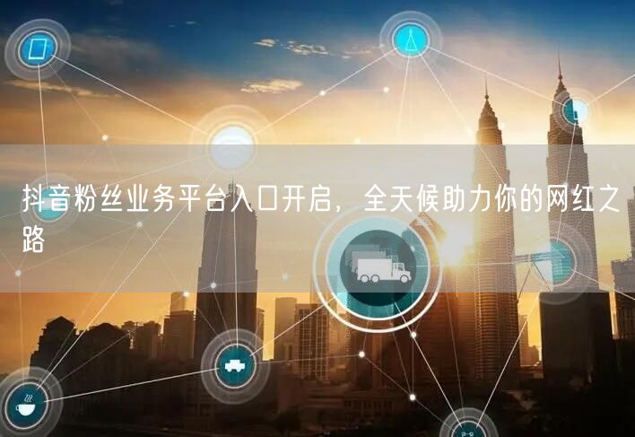 抖音粉丝业务平台入口开启，全天候助力你的网红之路