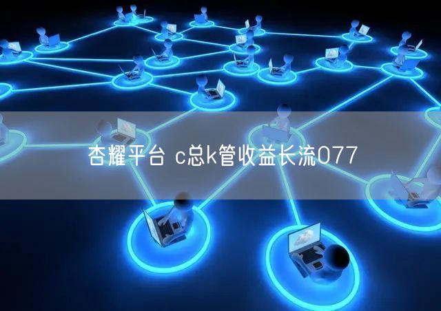 杏耀平台 c总k管收益长流077